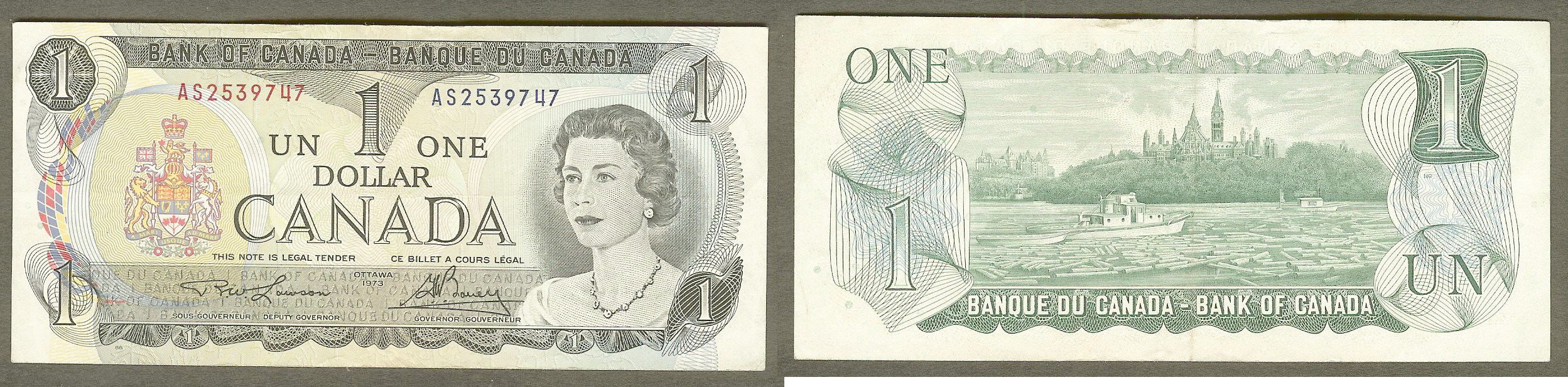 Canada $1 1973 P.085c VF+